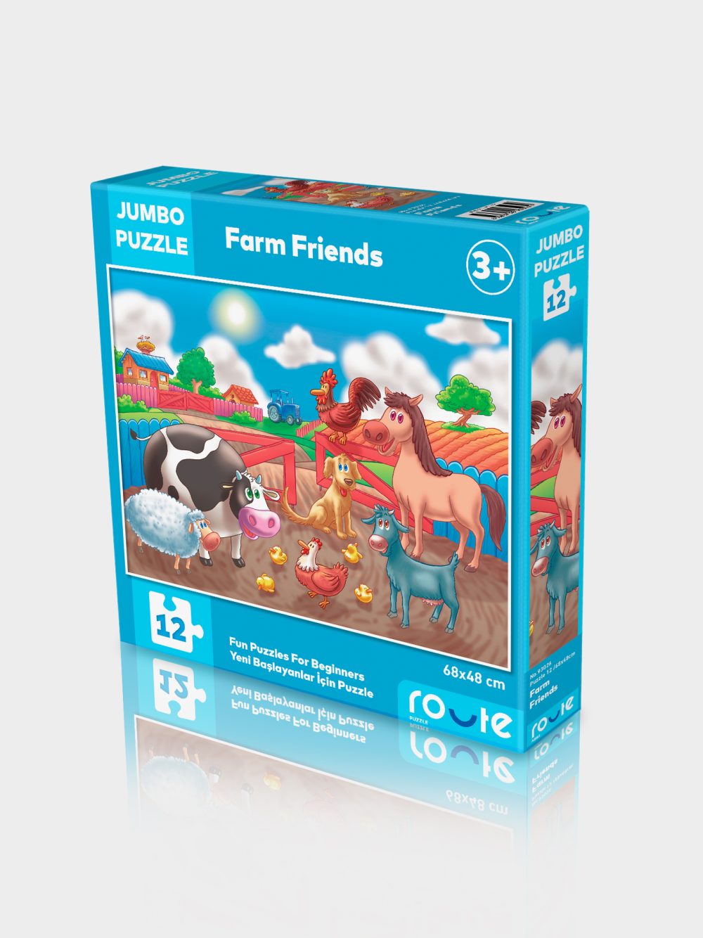 Jumbo Puzzle 12 Artric Friends Joker Games