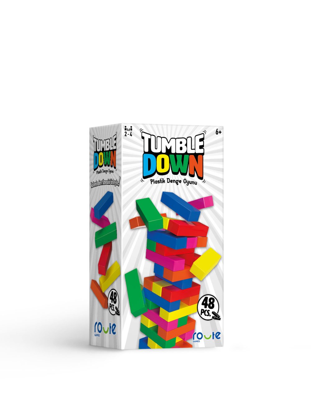 Tumble Down- Color (Plastic Balance Game)